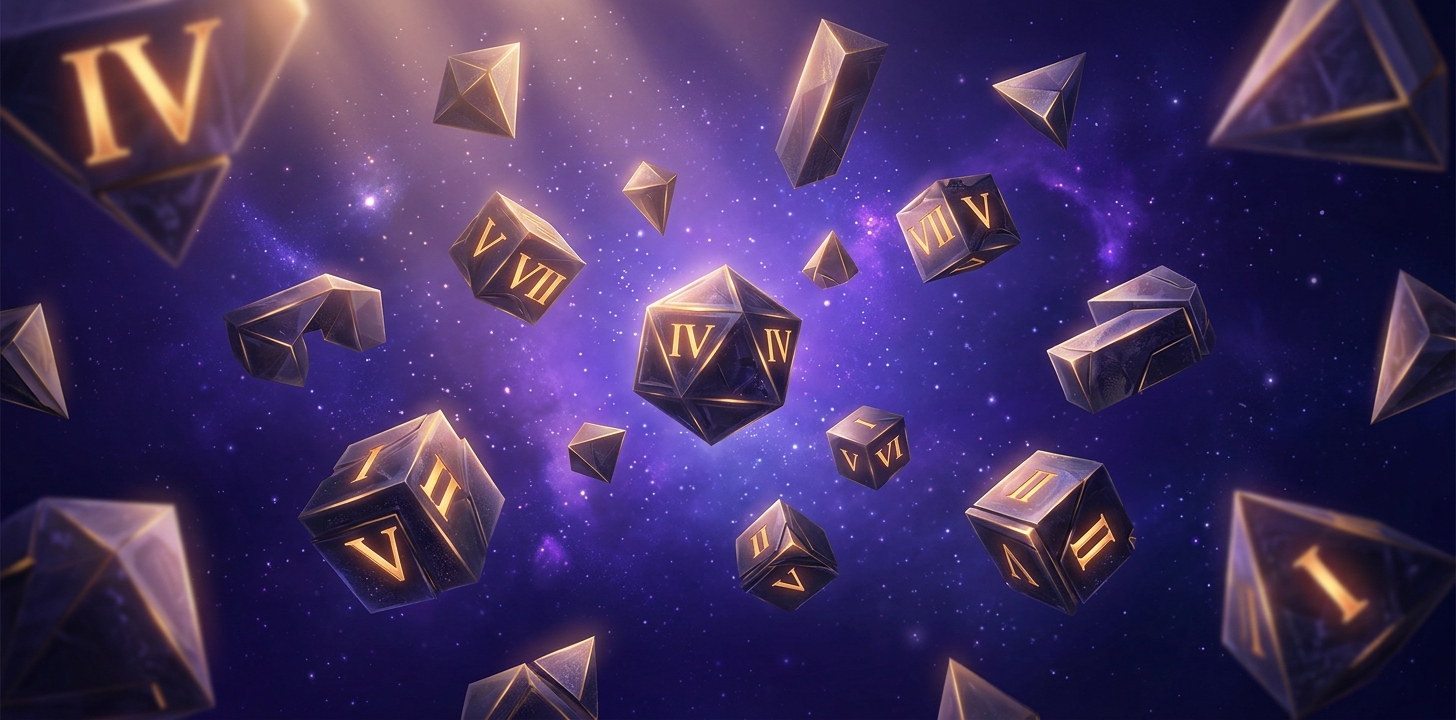 Abstract 3D geometric shapes